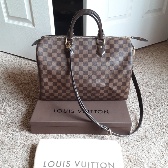 ❤TRADED❤ Louis Vuitton DE Speedy 35 - Picture 4 of 16